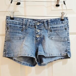 Angels Blue Jean Shorts Classic Summer Style
